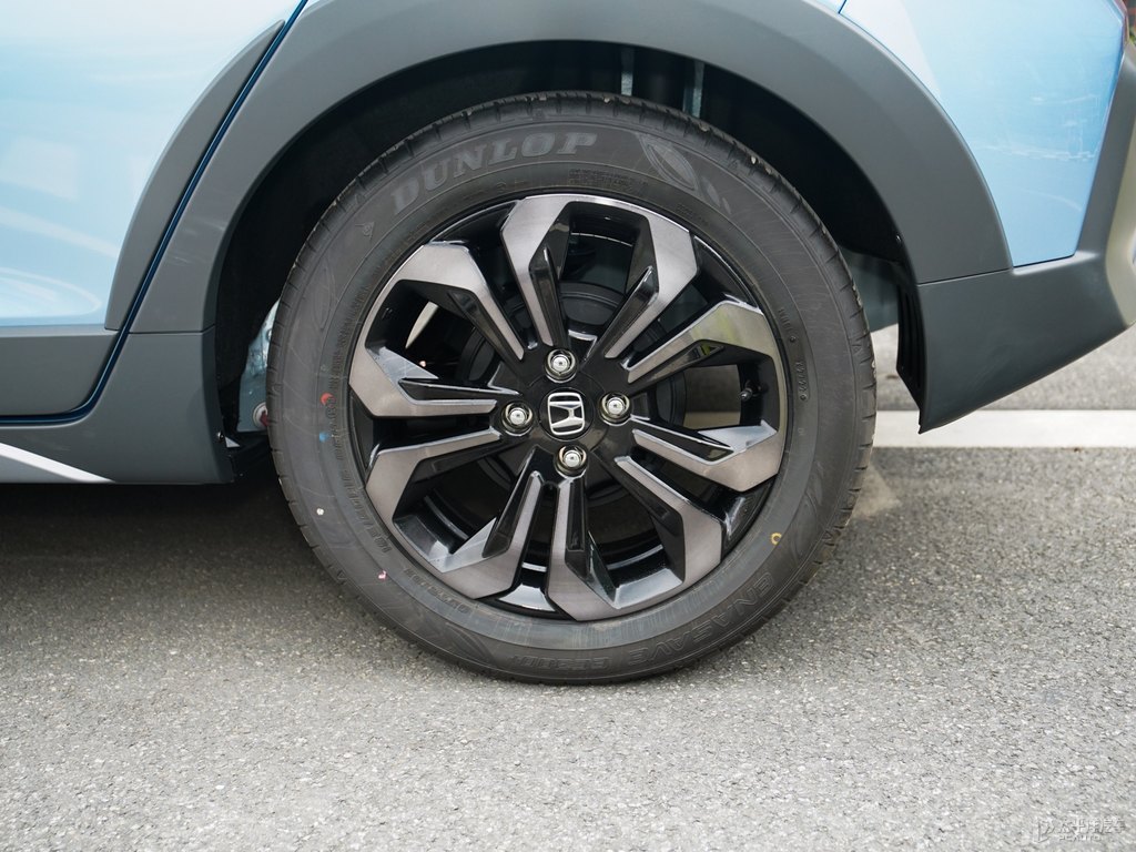 黑色+天際藍(lán)飛度車身外觀圖片