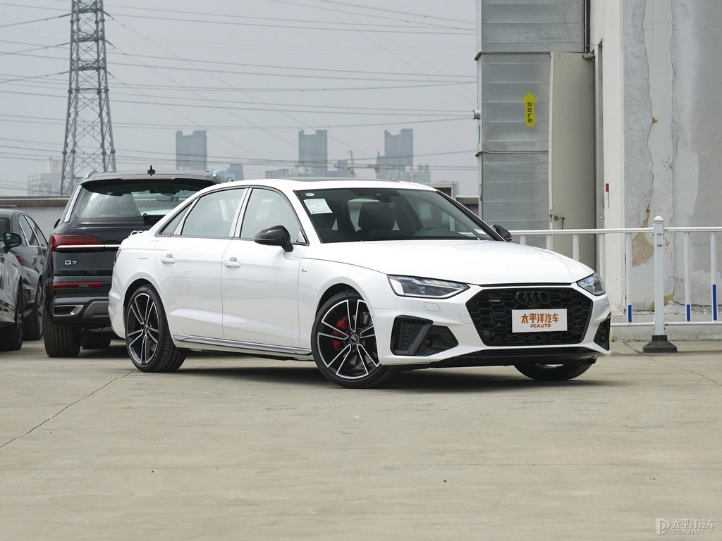 唐古拉白奧迪A4L整車外觀外觀圖片