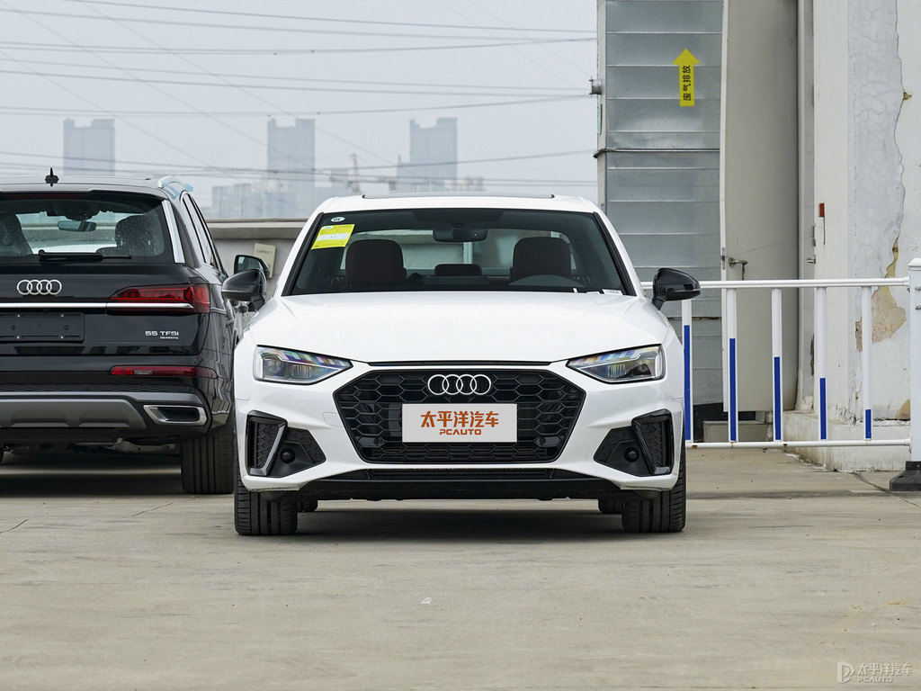 朱鷺白奧迪A4L整車外觀外觀圖片