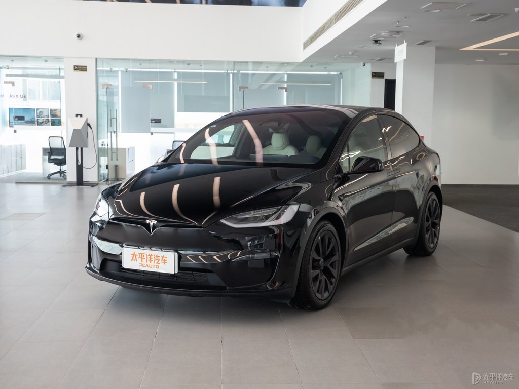 黑色Model X整車外觀外觀圖片