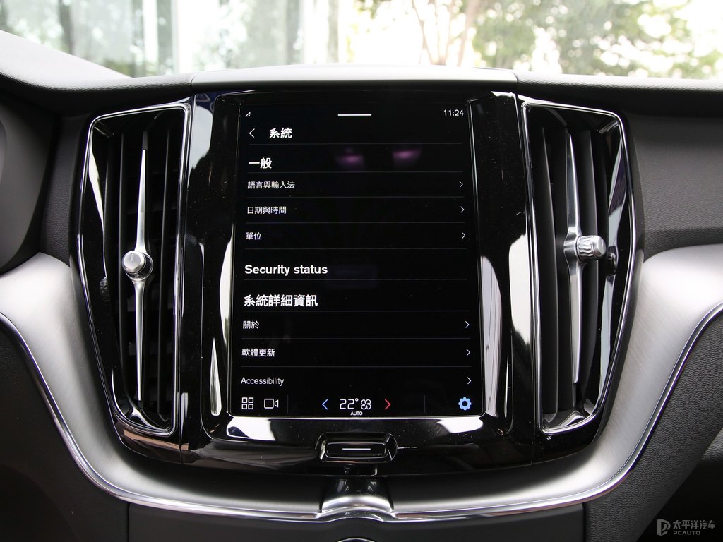 瑪瑙黑沃爾沃XC60中控內(nèi)飾圖片