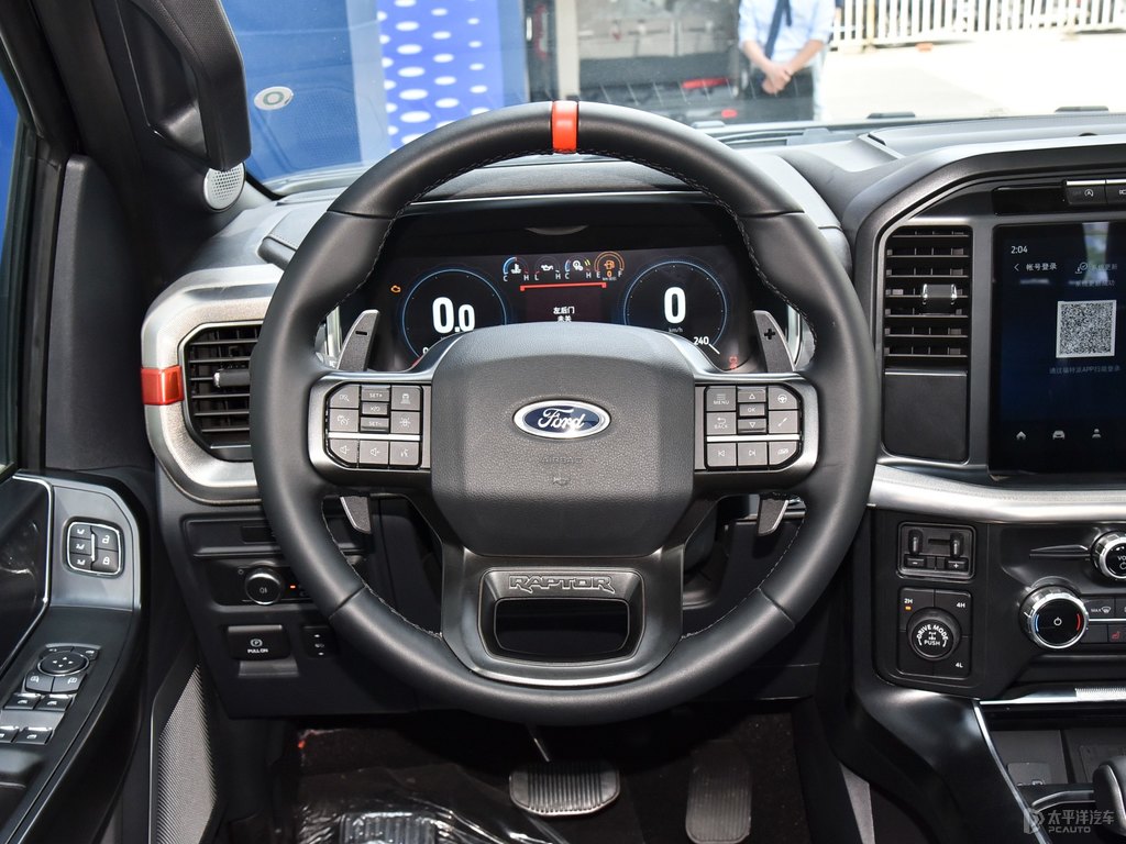 硬核黑福特F-150中控內(nèi)飾圖片