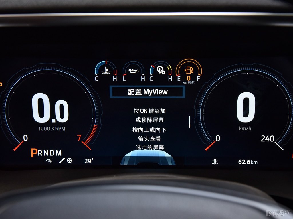 硬核黑福特F-150中控內飾圖片