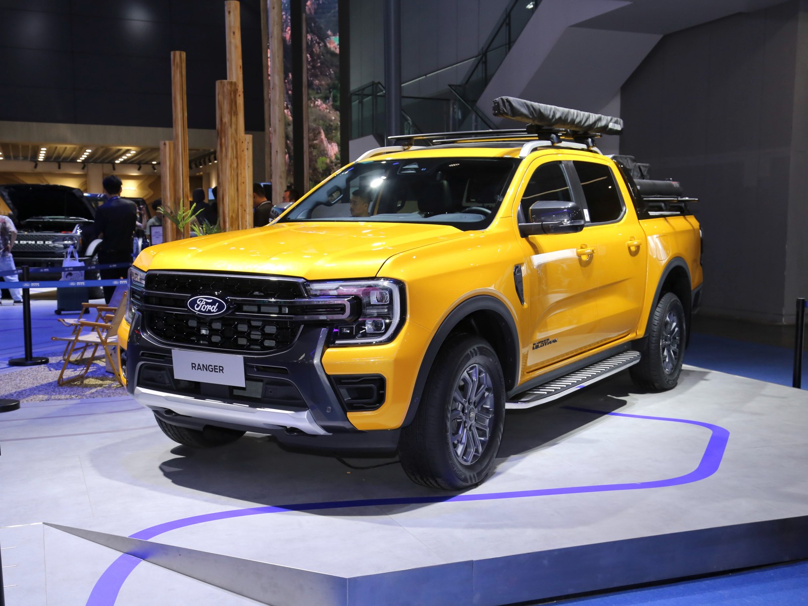 福特游騎俠Ranger車展高清大圖