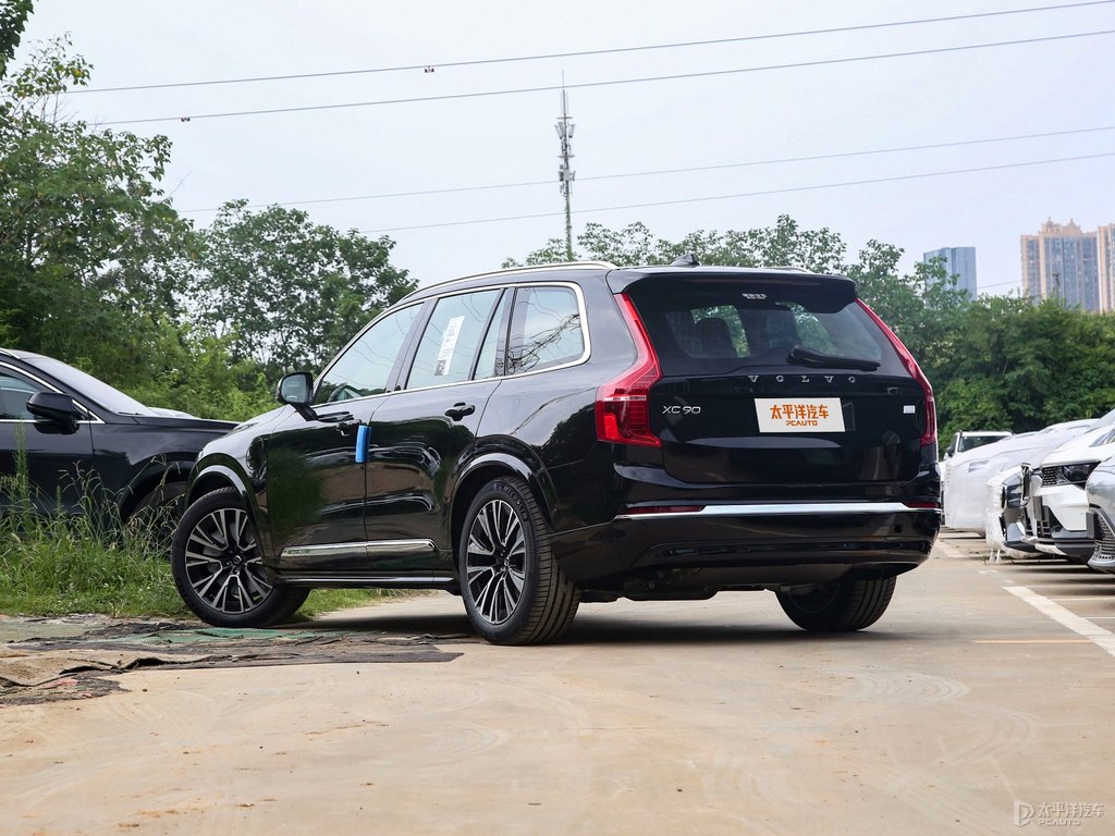 瑪瑙黑沃爾沃XC90新能源整車外觀外觀圖片