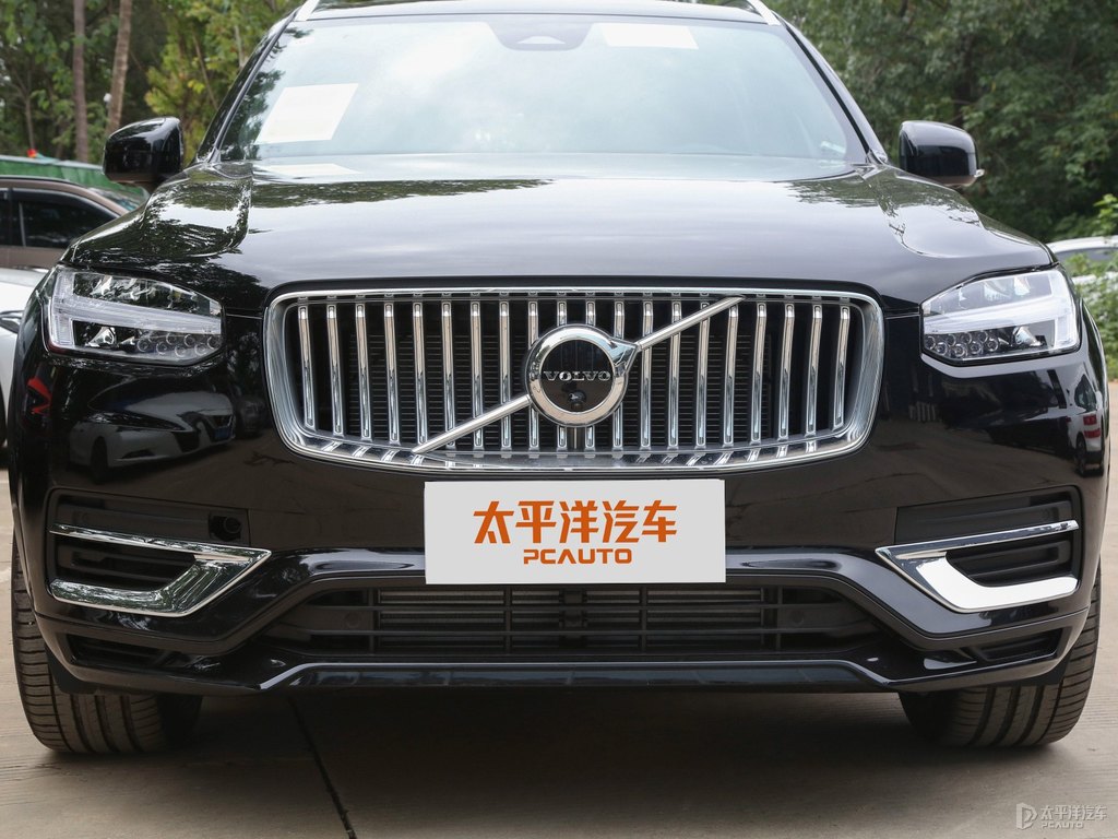 瑪瑙黑沃爾沃XC90新能源車頭外觀圖片