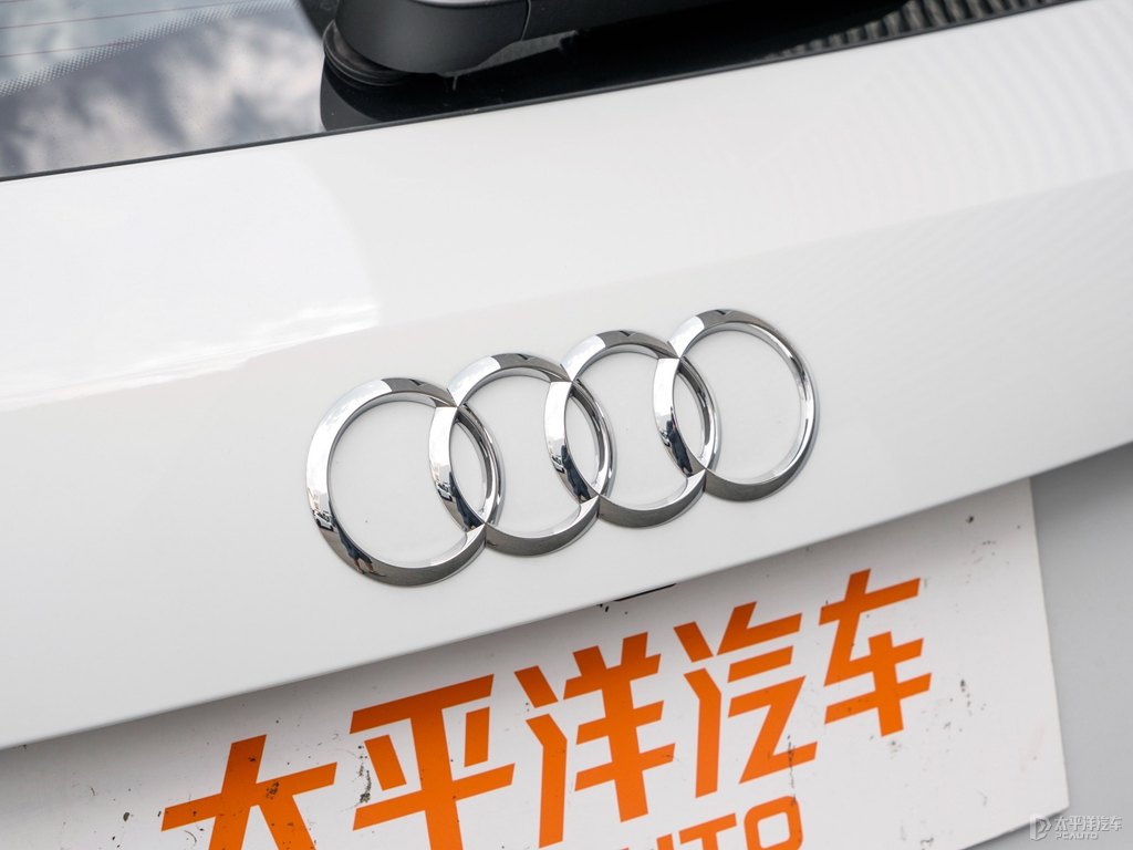 冰川白奧迪Q3車尾外觀圖片