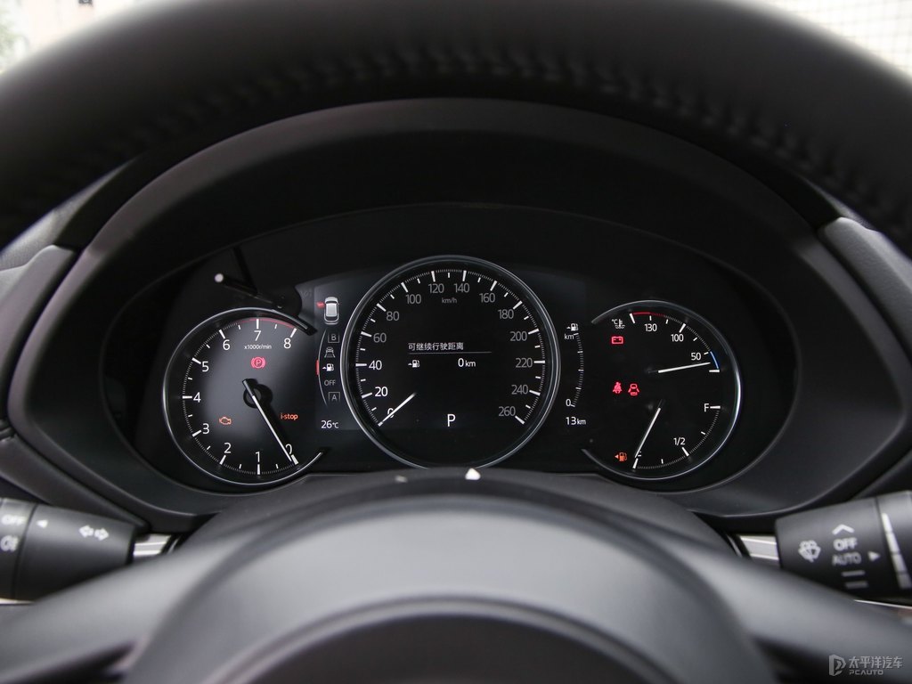 鉑鋼灰馬自達(dá)CX-5中控內(nèi)飾圖片