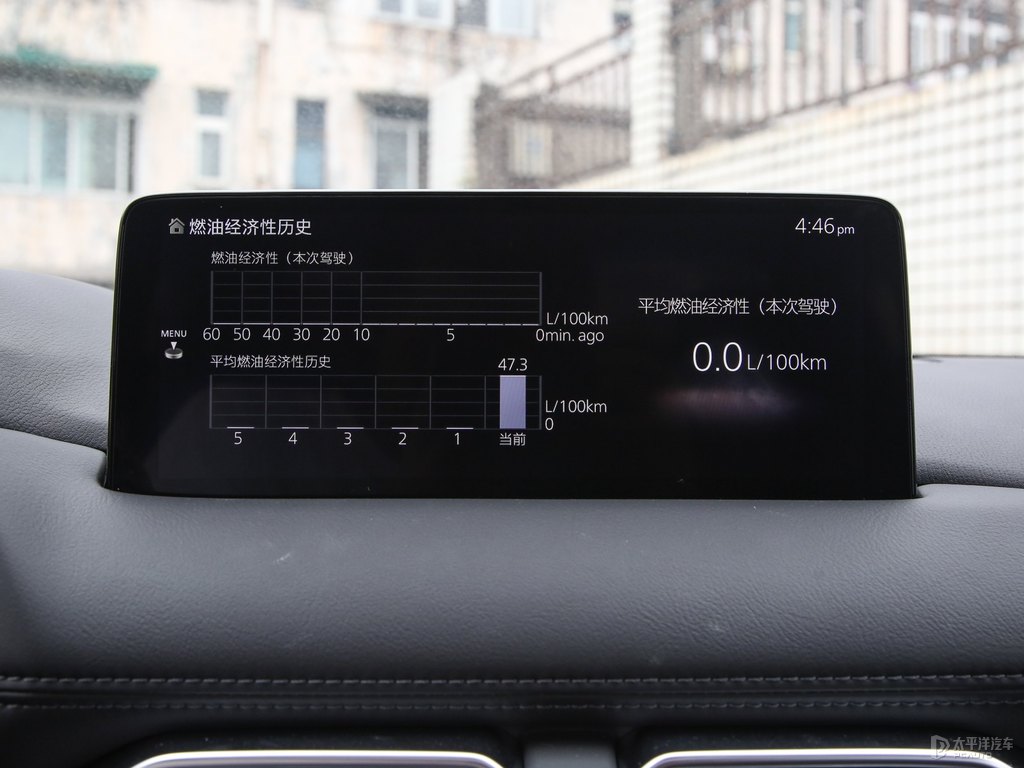 鉑鋼灰馬自達CX-5中控內(nèi)飾圖片