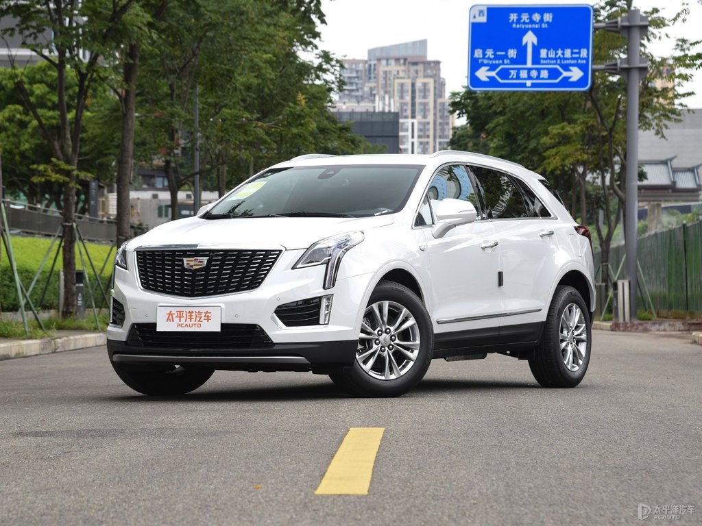 阿拉斯加白凱迪拉克XT5整車(chē)外觀外觀圖片