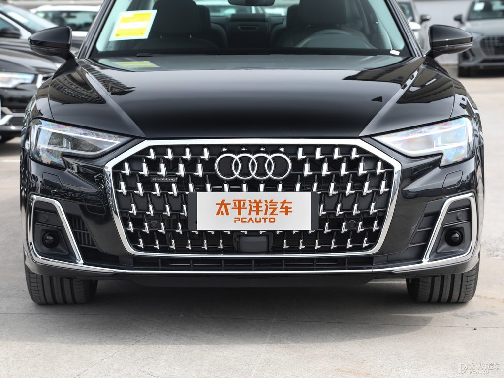 傳奇黑奧迪A8L車頭外觀圖片