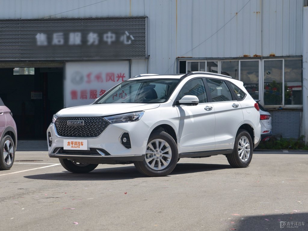 簡(jiǎn)約白哈弗M6整車外觀外觀圖片