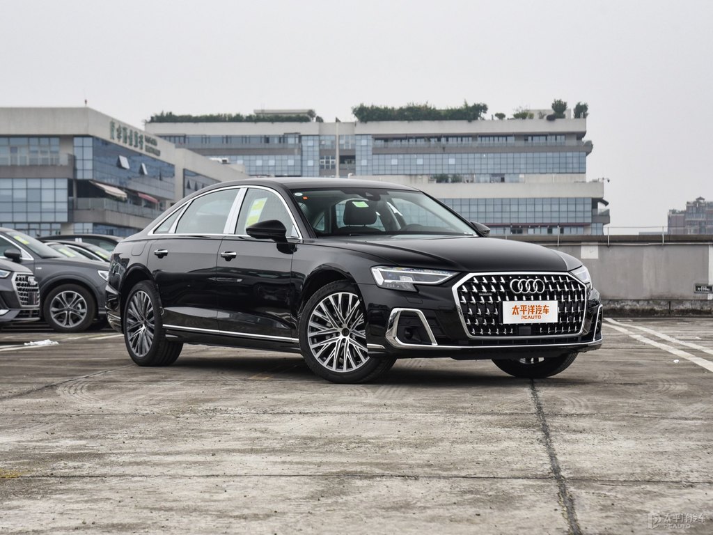 傳奇黑奧迪A8L整車外觀外觀圖片