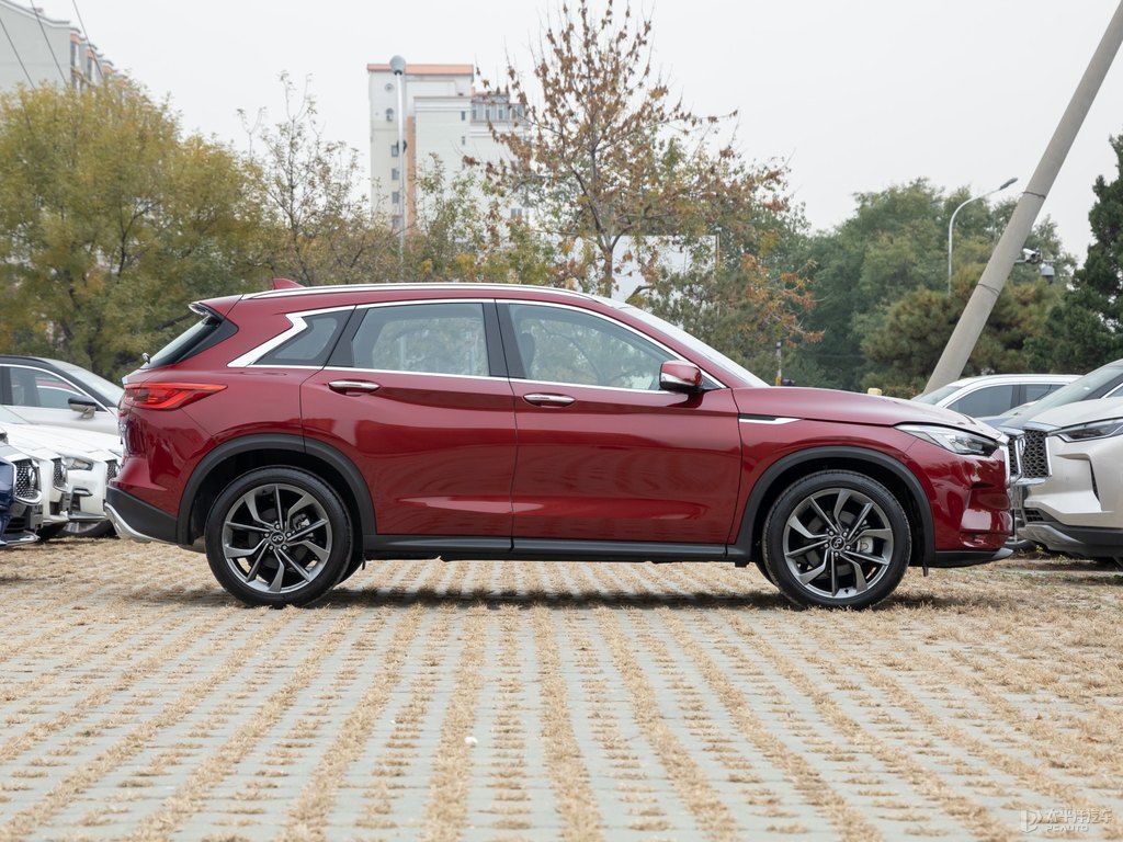 熔巖紅英菲尼迪QX50整車外觀外觀圖片