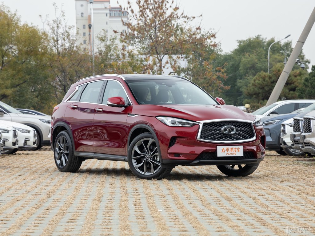 熔巖紅英菲尼迪QX50整車外觀外觀圖片