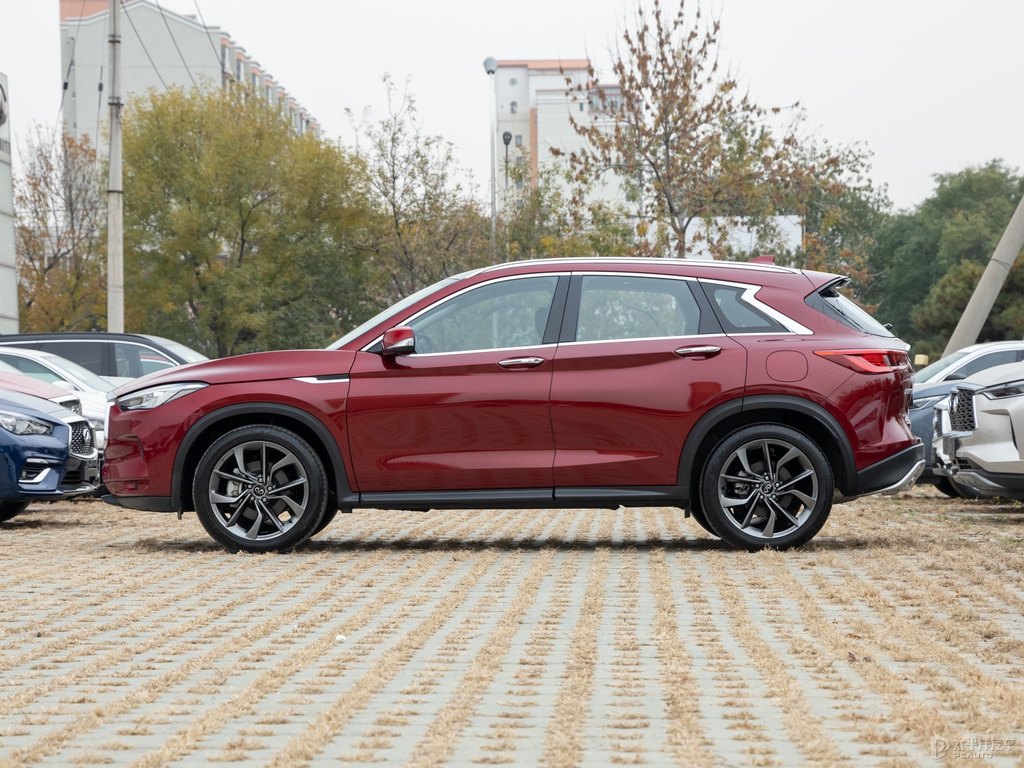 熔巖紅英菲尼迪QX50整車外觀外觀圖片