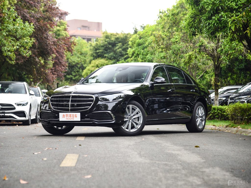 曜巖黑奔馳S級(jí)整車外觀外觀圖片