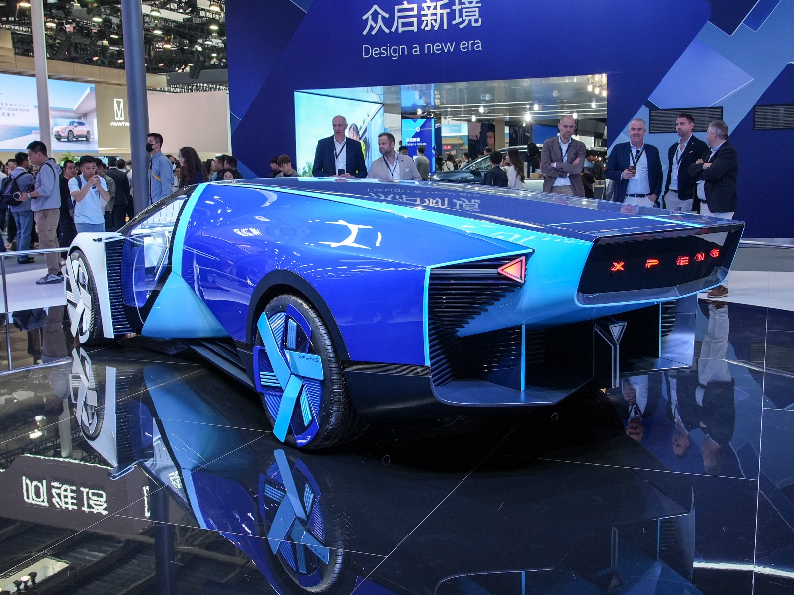陸空一體式飛行汽車車展高清大圖