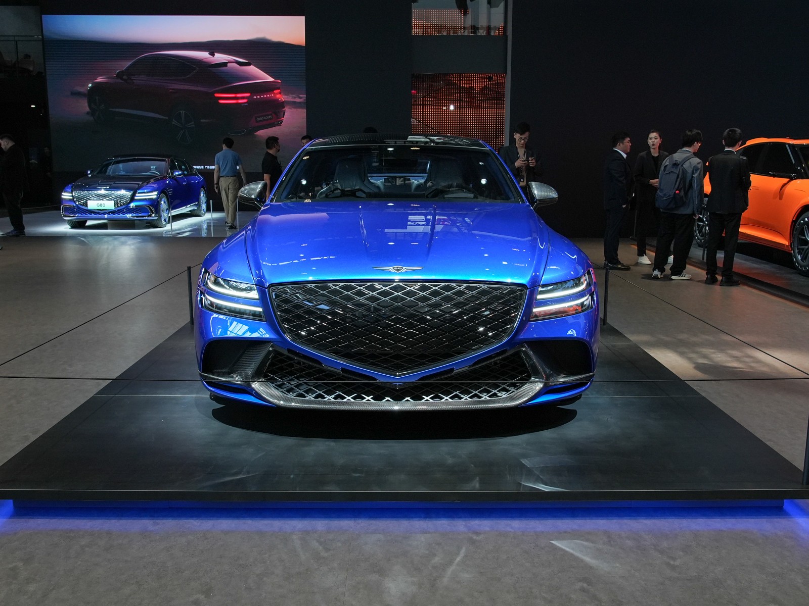 捷尼賽思純電G80車展高清大圖