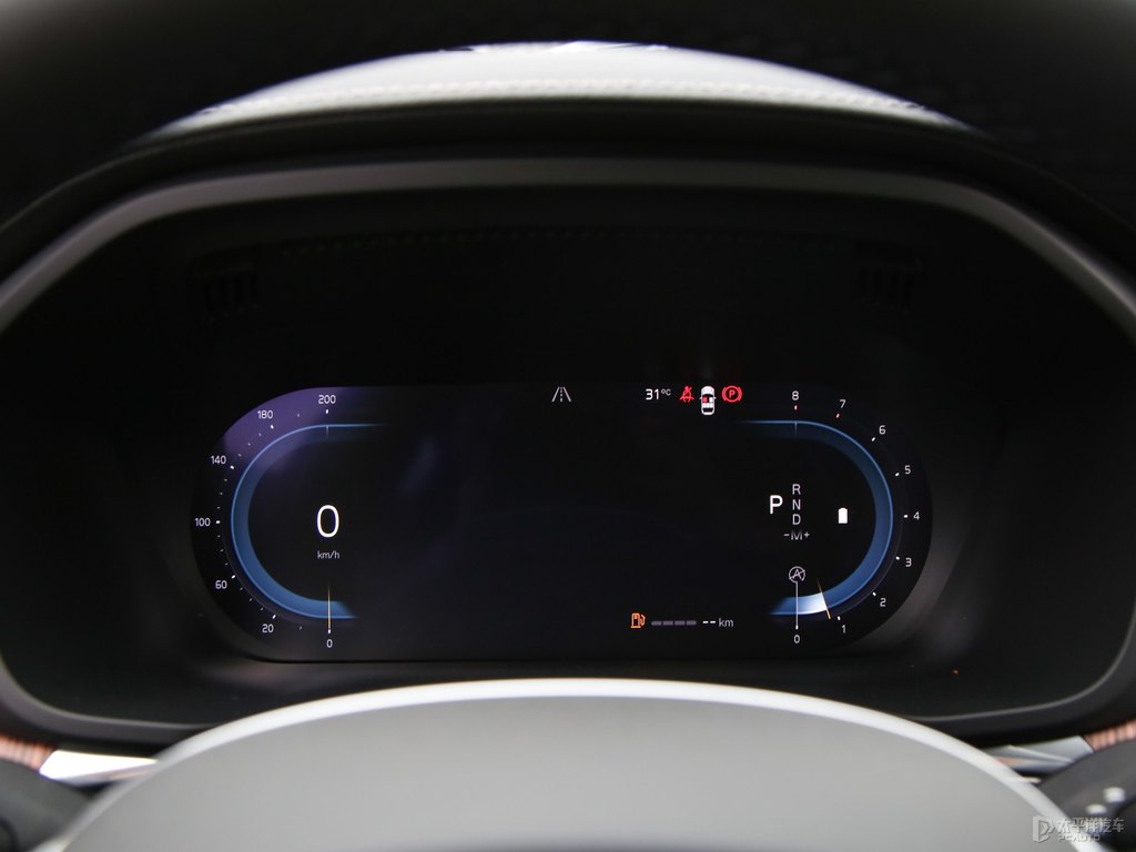 水晶白沃爾沃XC60中控內飾圖片