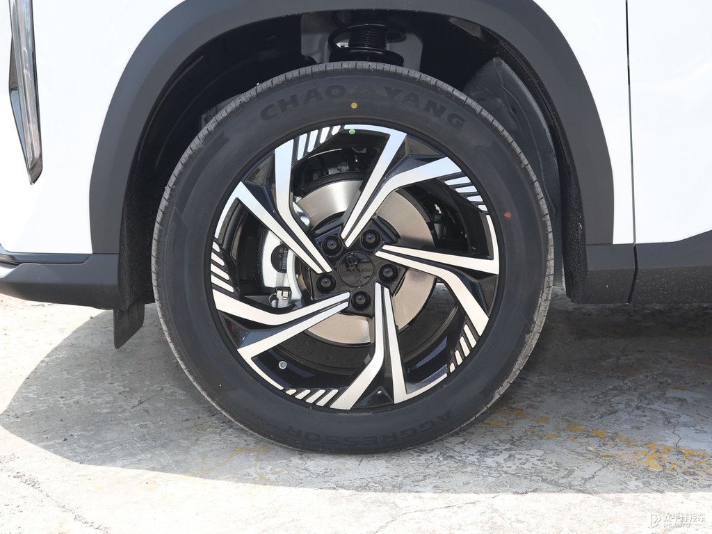 茶卡鹽白博越車身外觀圖片