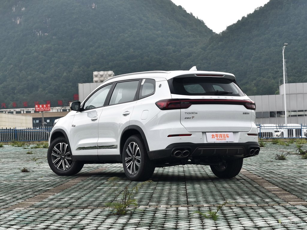 珍珠白瑞虎8整車外觀外觀圖片