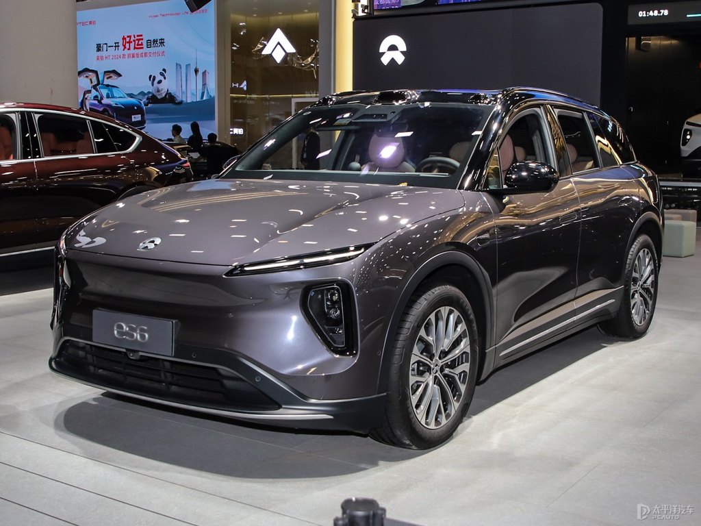 銀河紫蔚來(lái)ES6整車(chē)外觀外觀圖片
