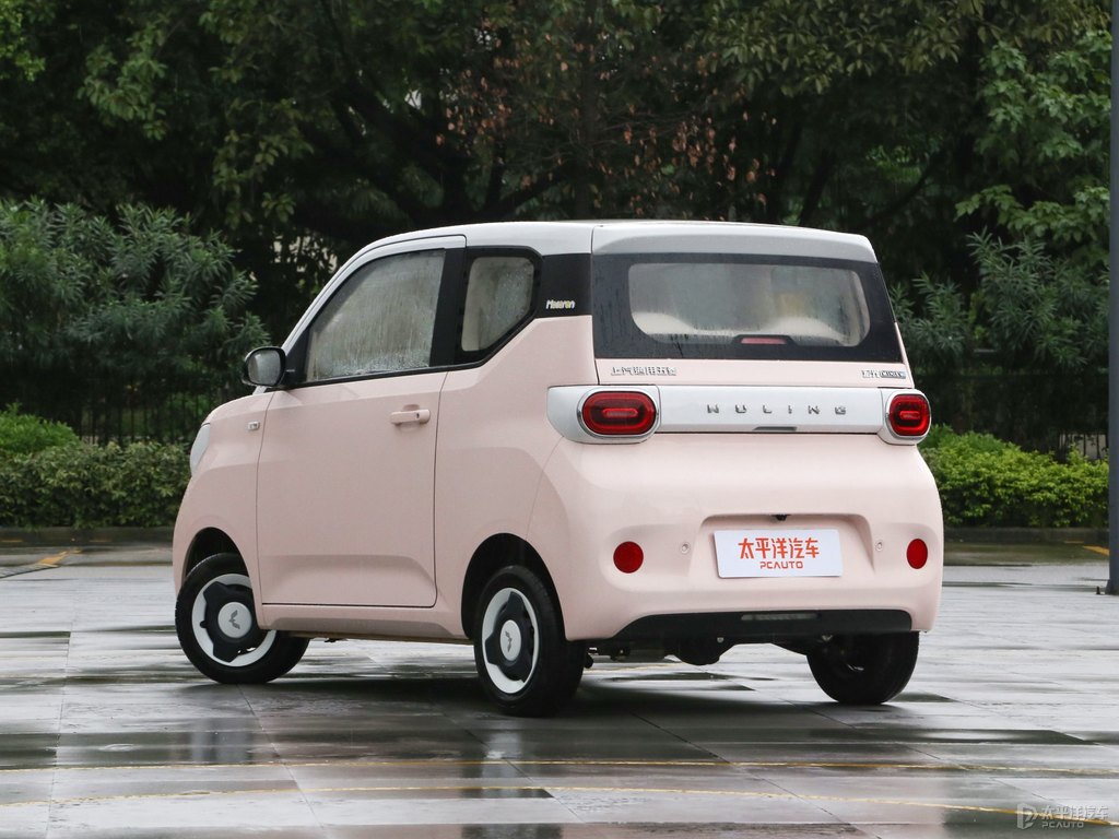 白桃粉宏光MINIEV整車(chē)外觀外觀圖片