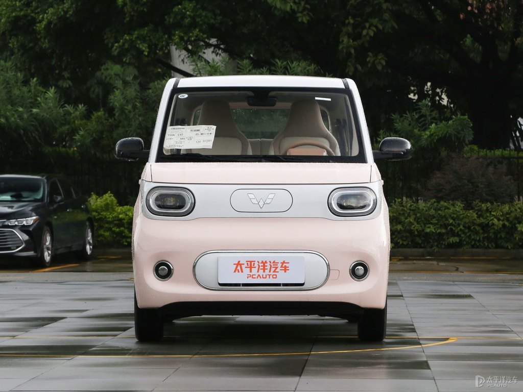 白桃粉宏光MINIEV整車外觀外觀圖片