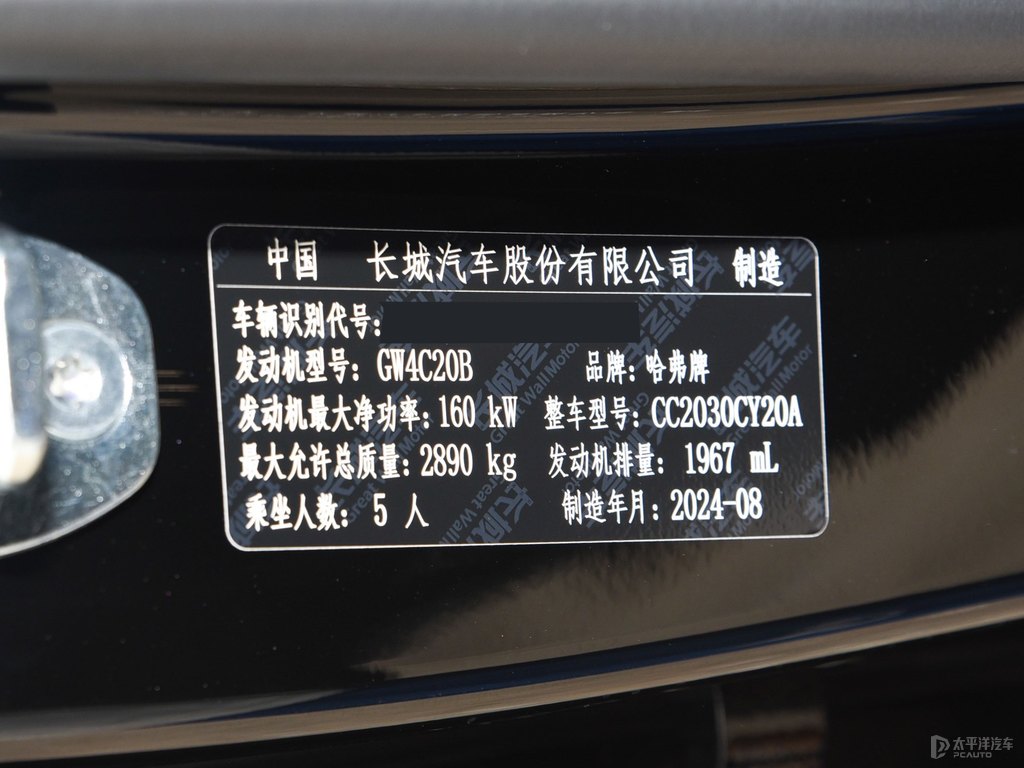 瓦當(dāng)黑哈弗H9細(xì)節(jié)其它細(xì)節(jié)圖片
