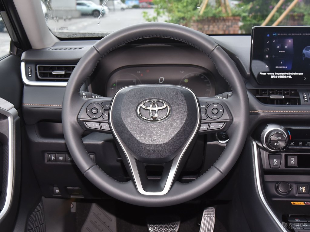 墨淵黑RAV4榮放中控內(nèi)飾圖片