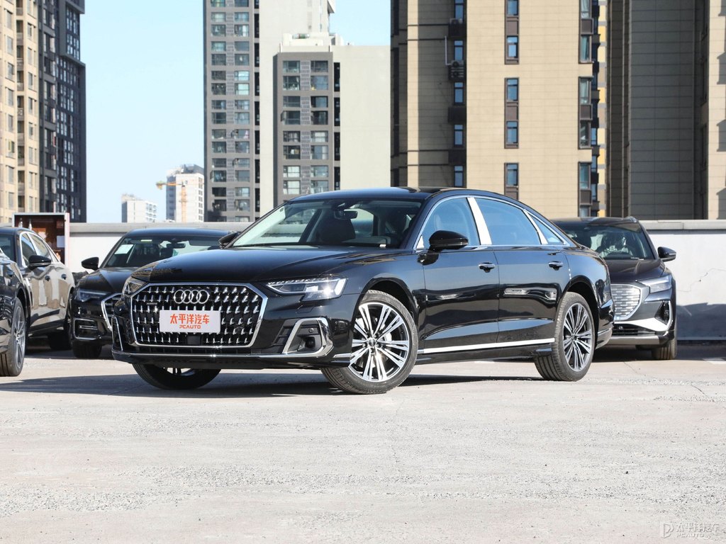 傳奇黑奧迪A8L整車外觀外觀圖片
