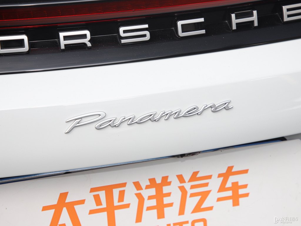 細(xì)花白Panamera車尾外觀圖片