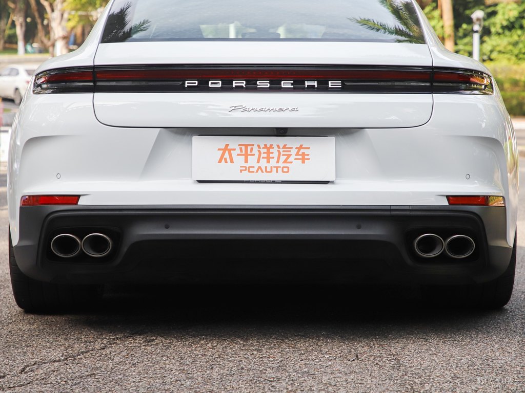 細(xì)花白Panamera車尾外觀圖片
