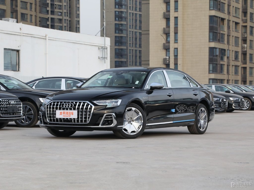賽百靈黑奧迪A8L整車(chē)外觀外觀圖片