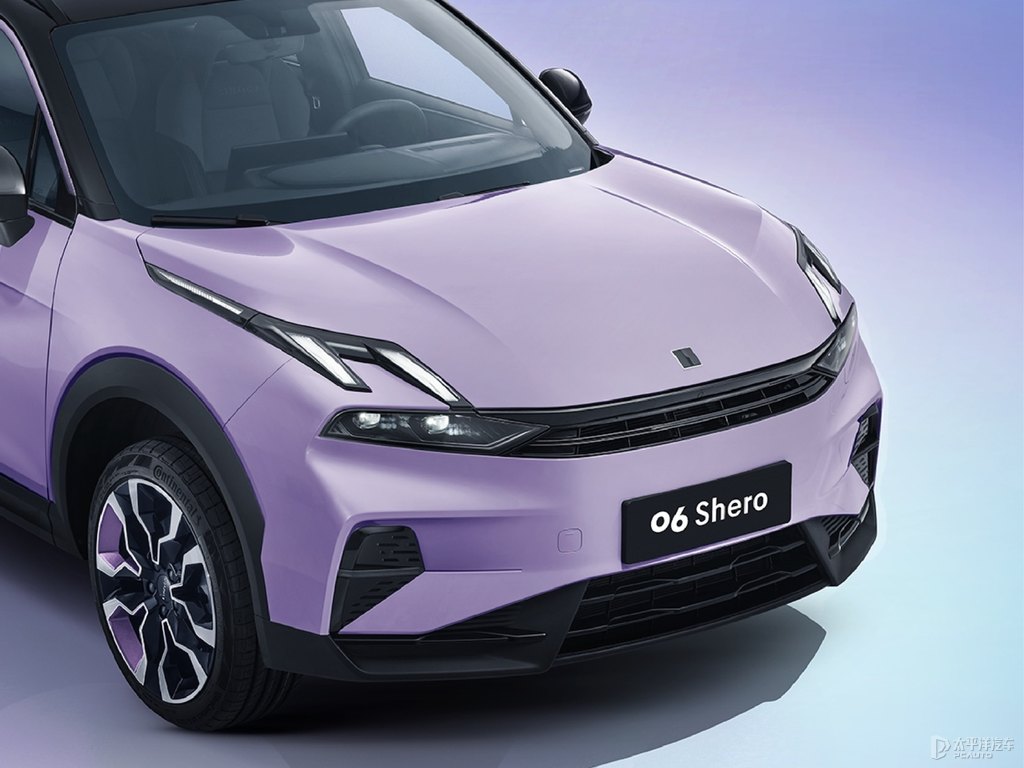 紫色領(lǐng)克06車頭外觀圖片
