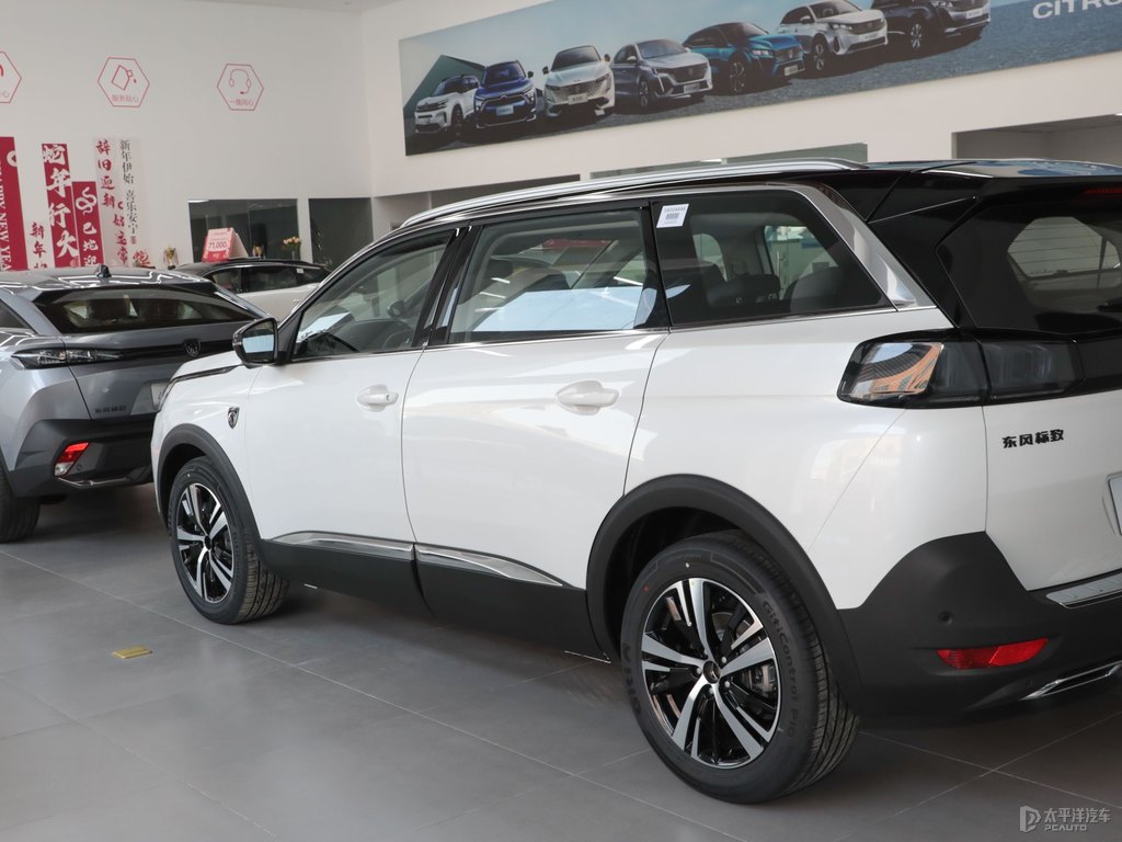 珠光白標(biāo)致5008車(chē)身外觀圖片