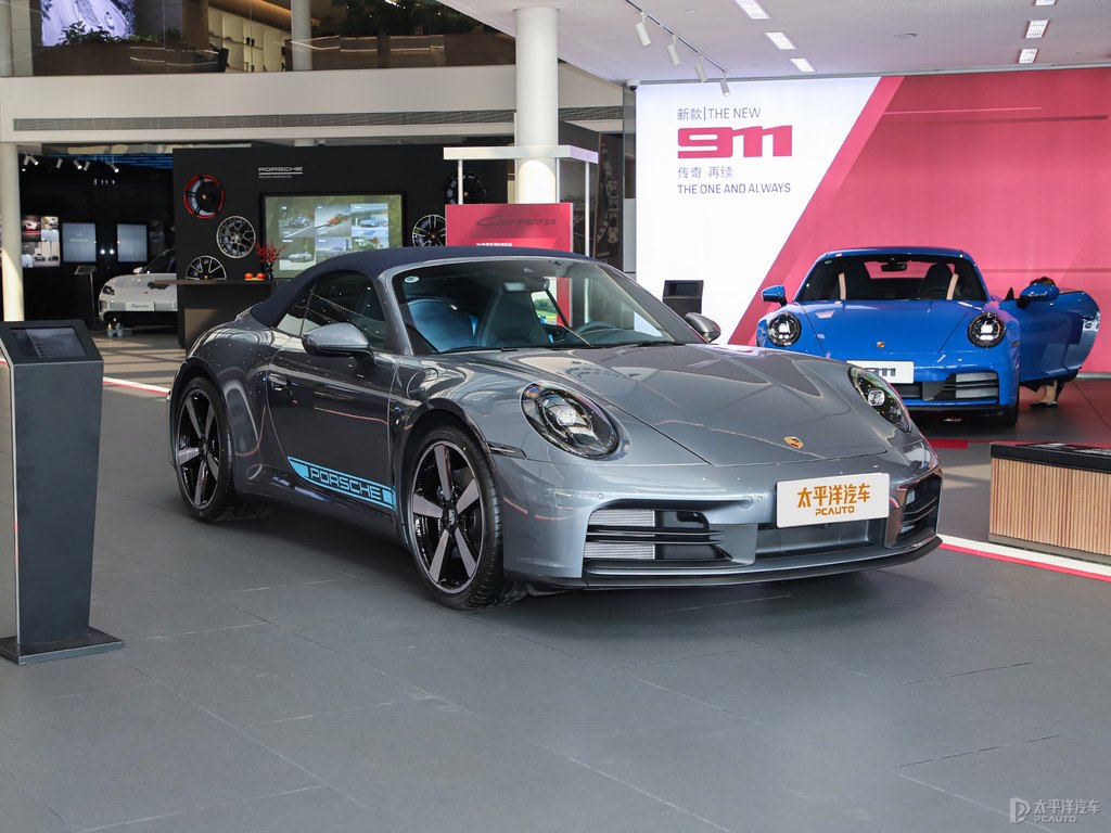 銀釩灰保時(shí)捷911整車外觀外觀圖片
