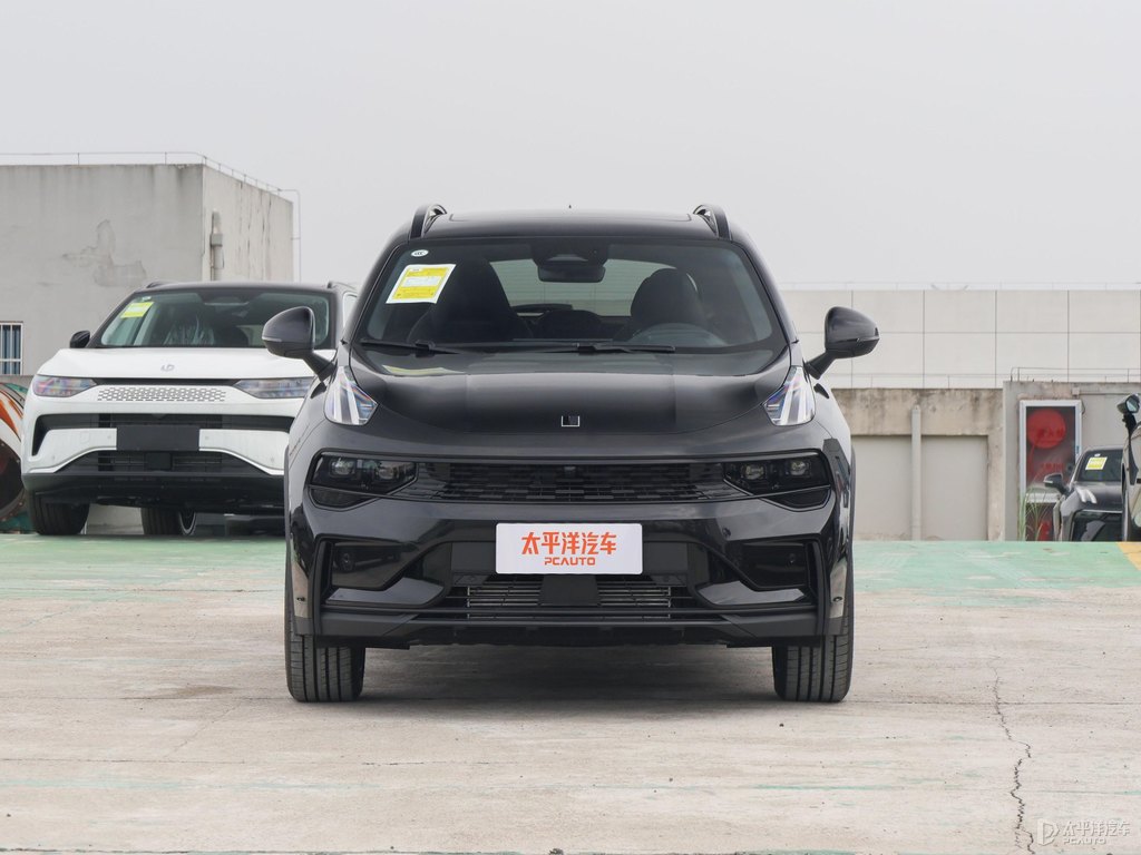 黑色領克01整車外觀外觀圖片