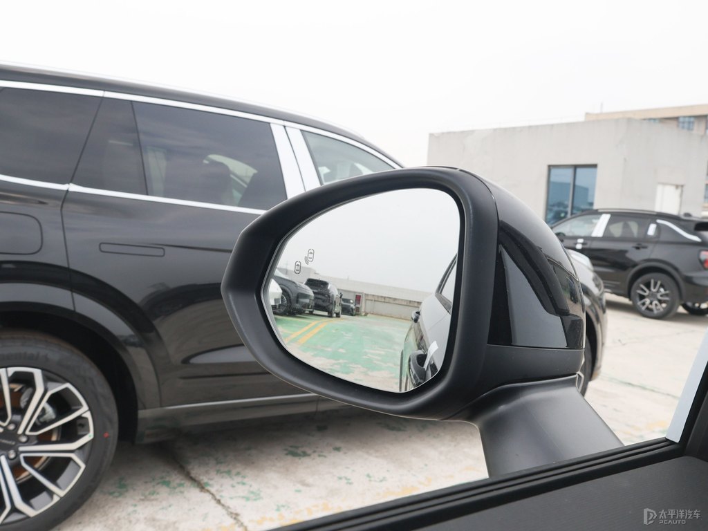 黑色領(lǐng)克01車身外觀圖片