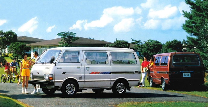 80年代丰田海狮面包车图片