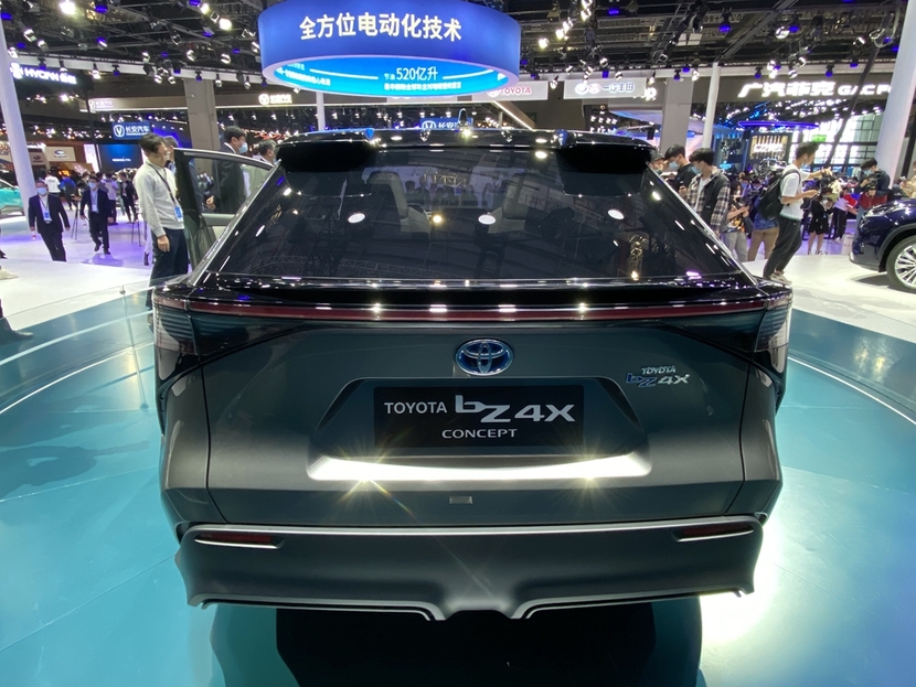 2021上海车展实拍:全新丰田bz4x concept概念车
