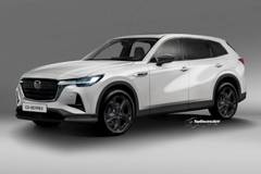 马自达CX-90假想图 新车定位中大型SUV