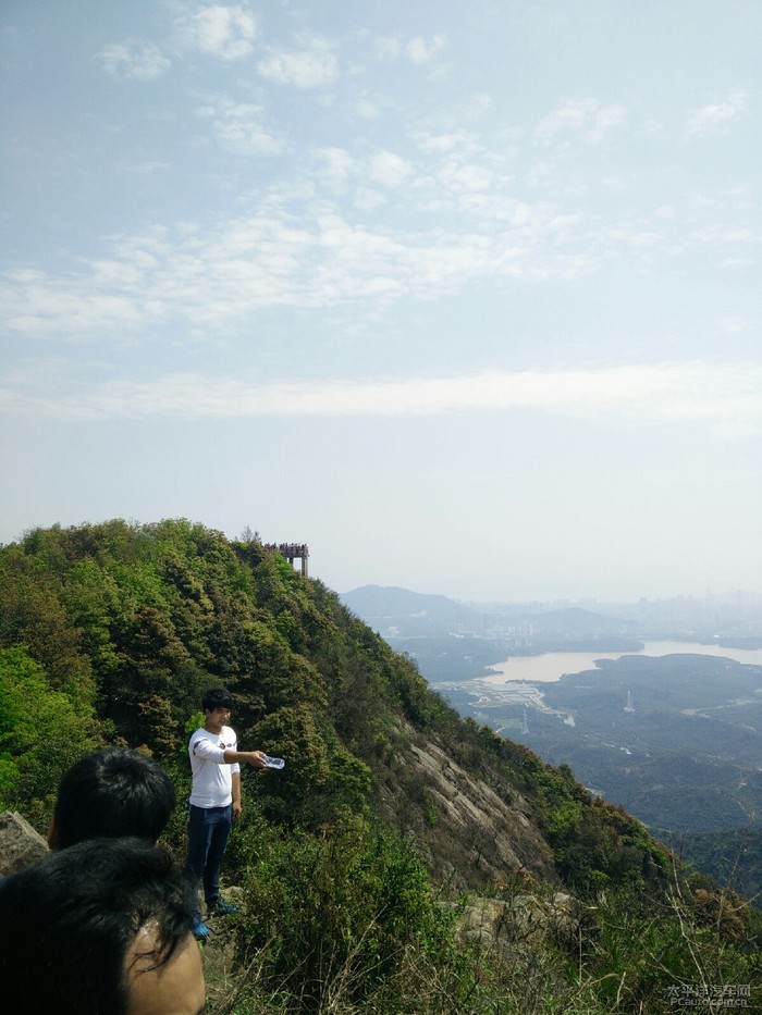 今早決定再爬一回大羊台山從東入競從西出了整整爬了三個小時上山路一