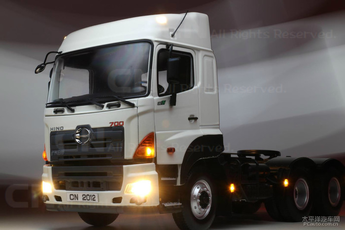 【全新挑战】1:24 广汽日野 hino 700 cn lights 卡车模型 车灯改装