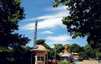 晴空萬里的朝陽公園