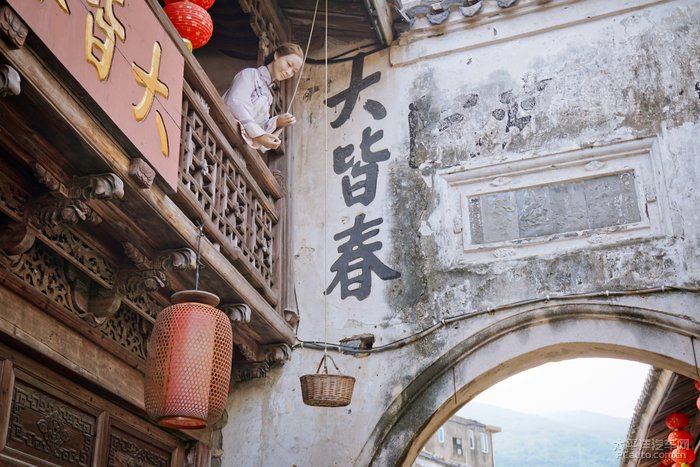 特色場館之一的荔園正在裝修,我們沒有進去,繼續向前走來到了大皆春.