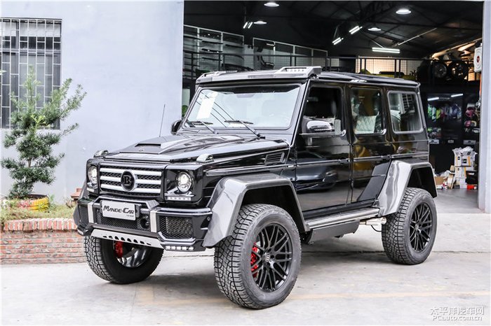 水陆空的怪兽奔驰g350d改装g5004x4平方巴博斯版