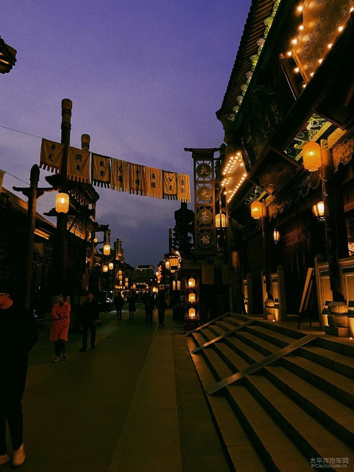 郑州电影小镇夜景图片图片