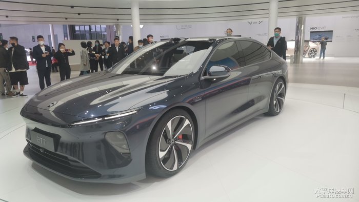 2021上海車展蔚來et7車展實拍科技滿滿的蔚來et7